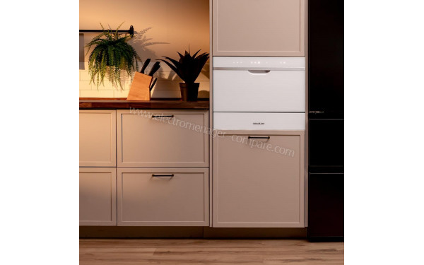 CECOTEC Bolero Aguazero 2500 S-BI White Glass - Appareil encastr&eacute; vue de face