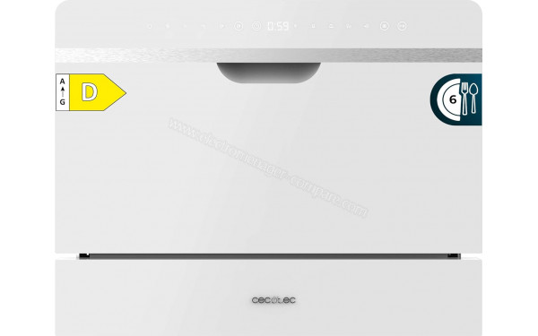 CECOTEC Bolero Aguazero 2500 S-BI White Glass - Vue de face