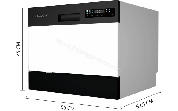 CECOTEC Bolero Aguazero 2300 Blanc - Dimensions