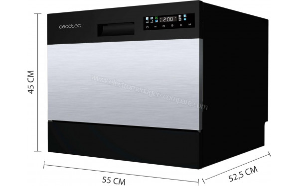 CECOTEC Bolero Aguazero 2300 Inox - Dimensions