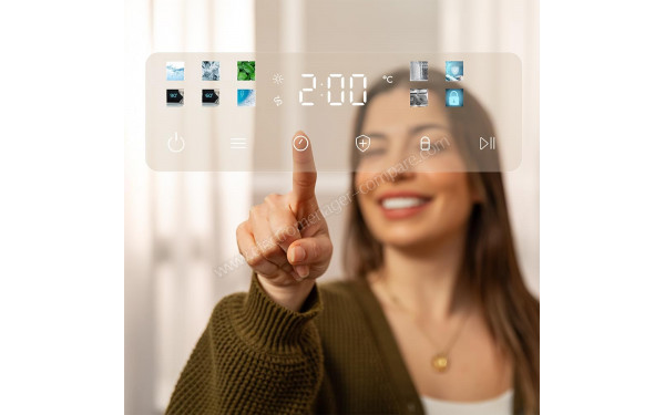 CECOTEC Bolero Aguazero 2300 Dark - Vue des programmes