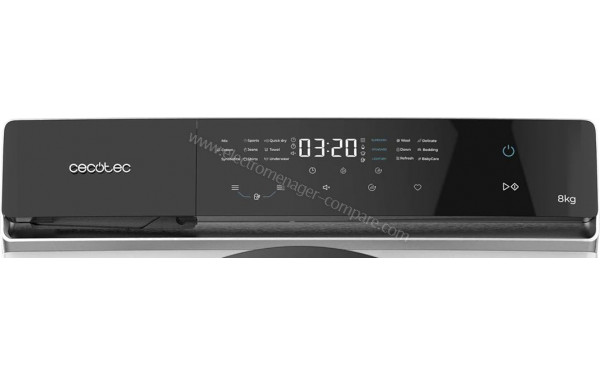 CECOTEC Bolero DressCode Dry 8400 - Panneau de commandes