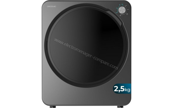 CECOTEC Bolero DressCode Dry 3150V Dark - Vue de face