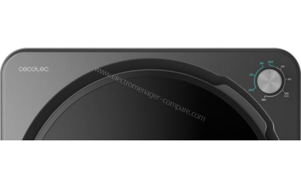 CECOTEC Bolero DressCode Dry 3150V Dark - Panneau de commandes