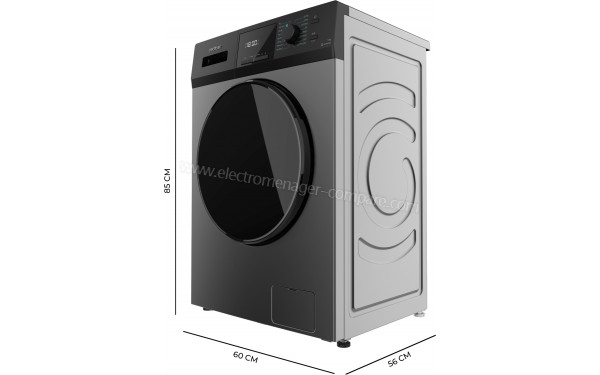 CECOTEC Bolero DressCode 9411 Inverter Steel - Dimensions