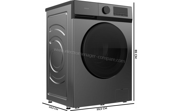 CECOTEC Bolero DressCode 7450 Inverter Steel - Dimensions