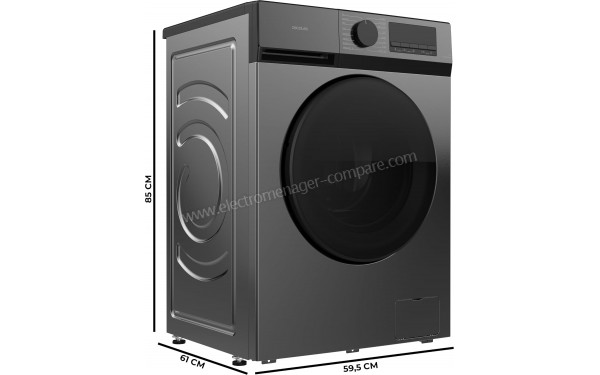 CECOTEC Bolero DressCode 10450 Inverter Steel - Dimensions