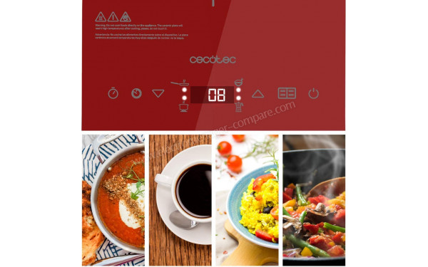 CECOTEC Full Crystal Scarlet - Programmes pr&eacute;configur&eacute;s