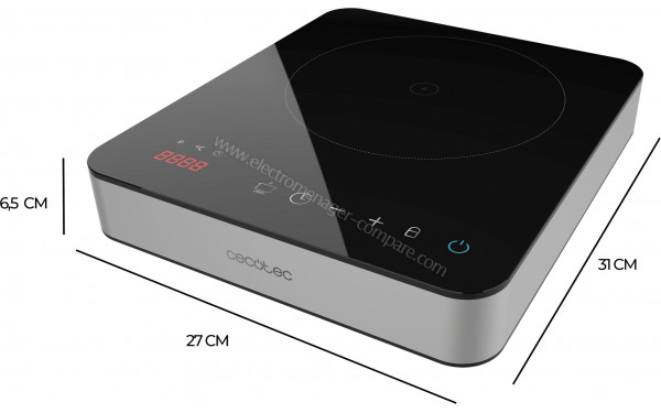 CECOTEC Full Magma Single - Dimensions