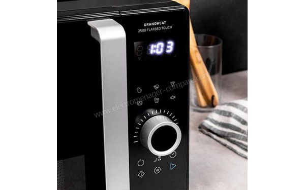 CECOTEC GrandHeat 2500 Flatbed Touch Black - Panneau de commandes