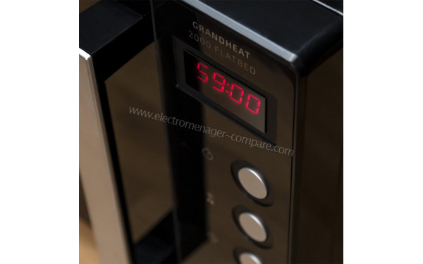 CECOTEC GrandHeat 2000 Flatbed Black - Vue des programmes