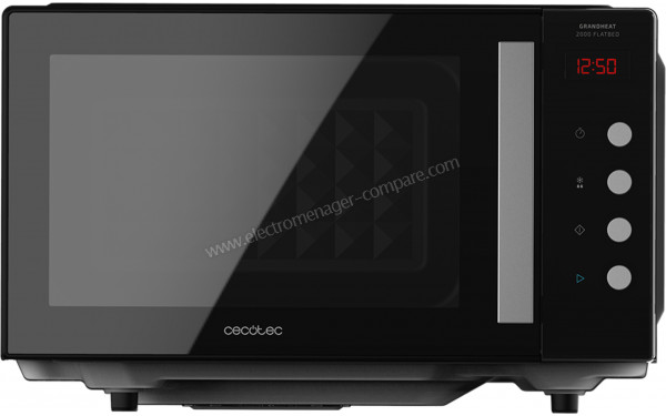CECOTEC GrandHeat 2000 Flatbed Black - Vue de face