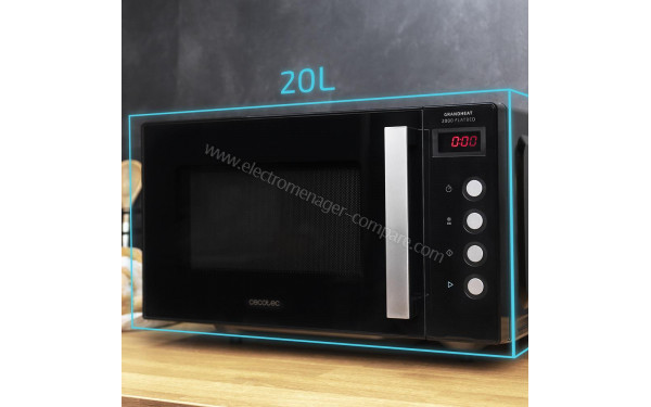 CECOTEC GrandHeat 2000 Flatbed Black - Dimensions