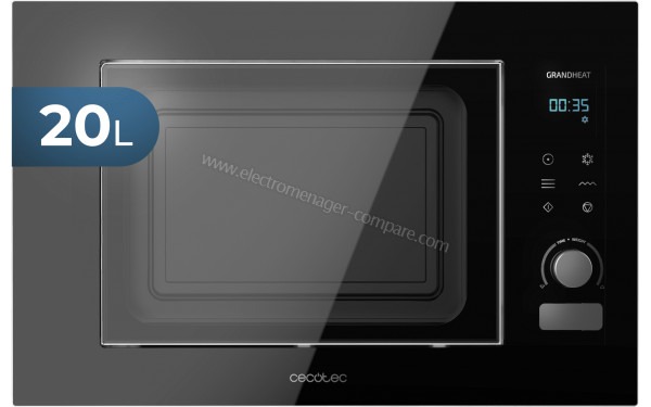 CECOTEC GrandHeat 2090 Built-in Touch Black - Dimensions
