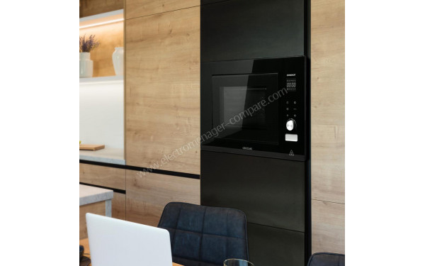 CECOTEC GrandHeat 2090 Built-in Touch Black - Appareil encastr&eacute; vue 3/4 droite