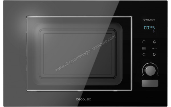 CECOTEC GrandHeat 2090 Built-in Touch Black - Vue de face