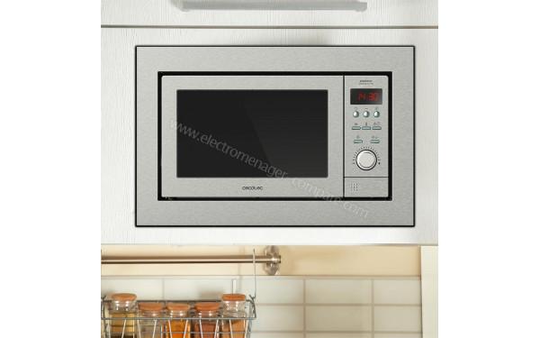 CECOTEC GrandHeat 2500 Built-In Steel - Appareil encastr&eacute; vue de face