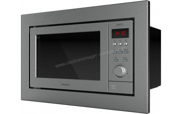 CECOTEC GrandHeat 2500 Built-In Steel - Vue 3/4 droite