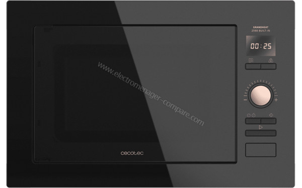 CECOTEC GrandHeat 2590 Built-in BlackRose - Vue de face