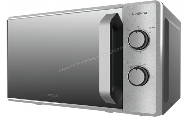CECOTEC Grandheat 3060 Inox - Vue 3/4 droite