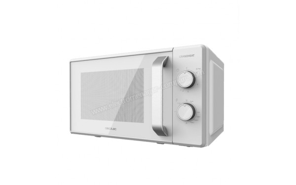 CECOTEC Grandheat 3120 Blanc - Vue 3/4 droite