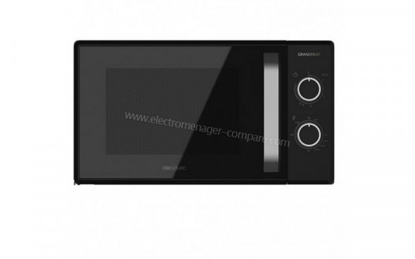 CECOTEC Grandheat 3130 Noir - Vue de face