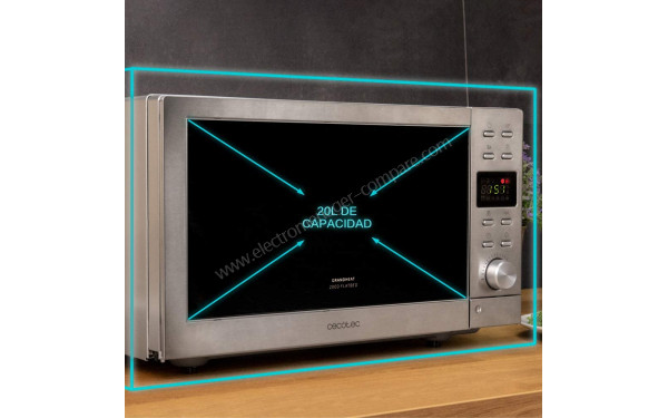 CECOTEC GrandHeat 2000 Flatbed Steel - Sch&eacute;ma technique