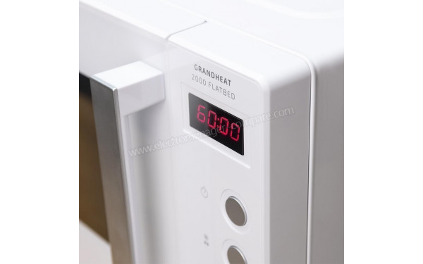 CECOTEC GrandHeat 2000 Flatbed White - Vue des programmes