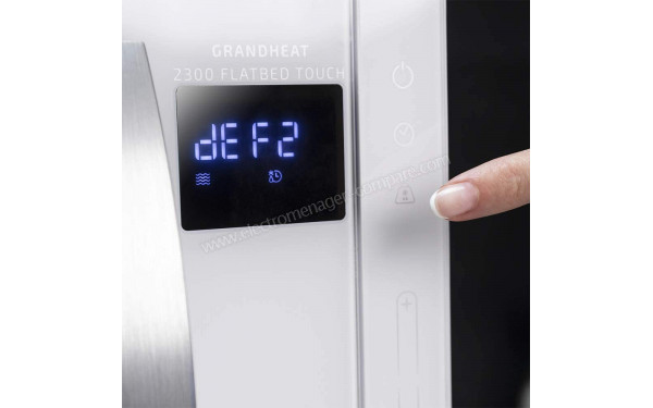 CECOTEC Grandheat 2300 Flatbed Touch White - Vue des programmes