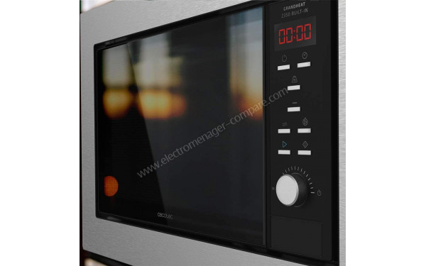 CECOTEC GrandHeat 2350 Built-in SteelBlack - Vue des programmes