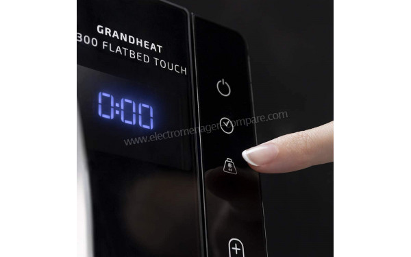 CECOTEC Grandheat 2300 Flatbed Touch Black - Vue des programmes