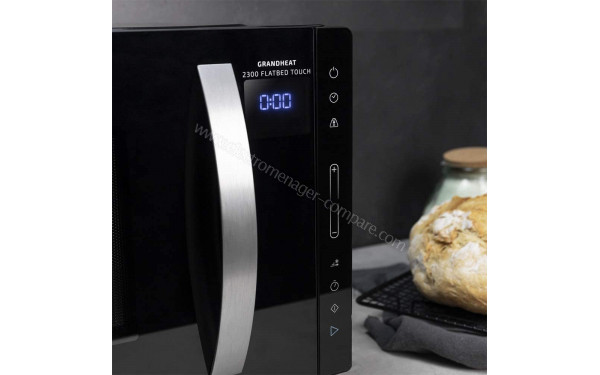 CECOTEC Grandheat 2300 Flatbed Touch Black - Panneau de commandes