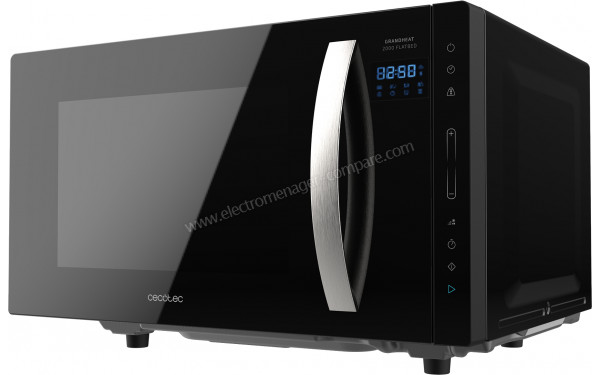 CECOTEC Grandheat 2300 Flatbed Touch Black - Vue 3/4 droite