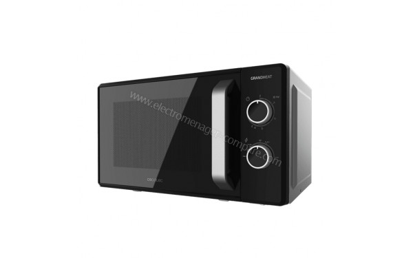 CECOTEC Grandheat 3050 Noir - Vue 3/4 droite