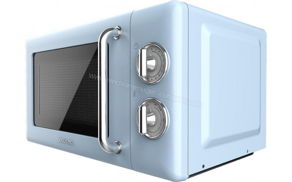 CECOTEC ProClean 3010 Retro Blue - Vue 3/4 droite