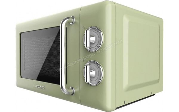 CECOTEC ProClean 3010 Retro Green - Vue 3/4 droite