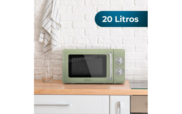 CECOTEC ProClean 3010 Retro Green - Mise en situation