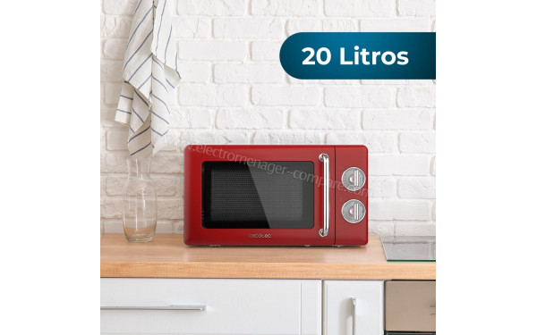 CECOTEC ProClean 3010 Retro Red - Mise en situation