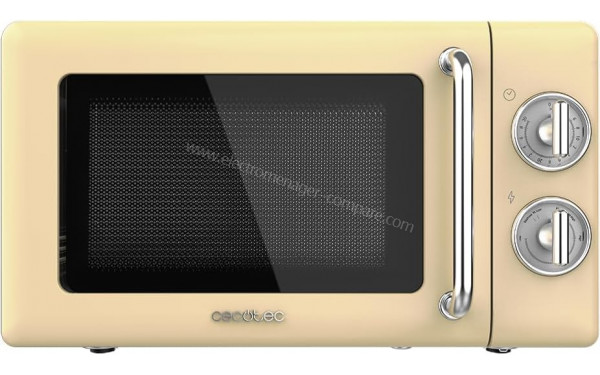 CECOTEC ProClean 3010 Retro Yellow - Vue de face