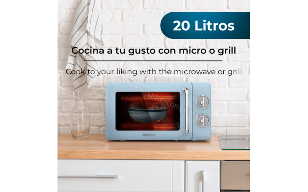 CECOTEC ProClean 3110 Retro Blue - Dimensions