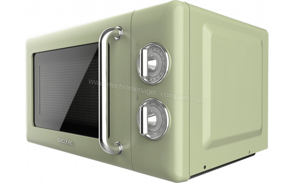 CECOTEC ProClean 3110 Retro Green - Vue 3/4 droite