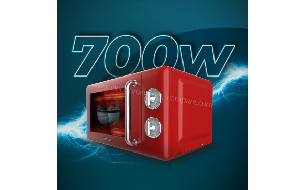 CECOTEC ProClean 3110 Retro Red - Mise en situation