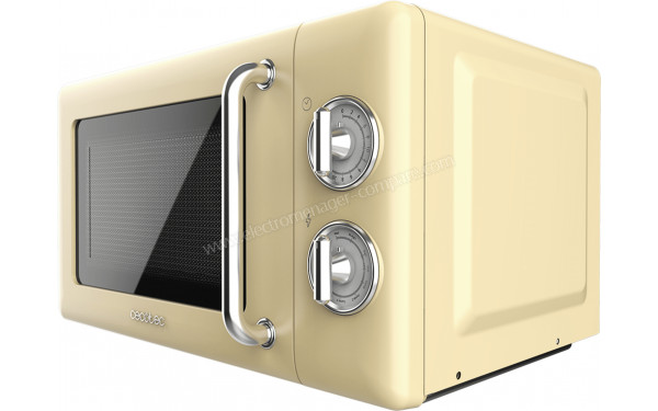 CECOTEC ProClean 3110 Retro Yellow - Vue 3/4 droite