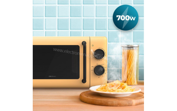 CECOTEC Proclean 3110 Yellow - Puissance de cuisson