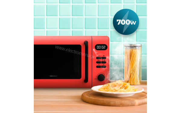 CECOTEC ProClean 5110 Red - Puissance de cuisson