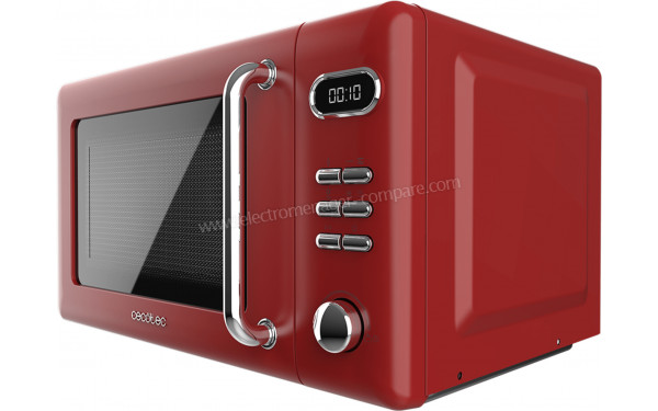 CECOTEC ProClean 5110 Retro Red - Vue 3/4 droite