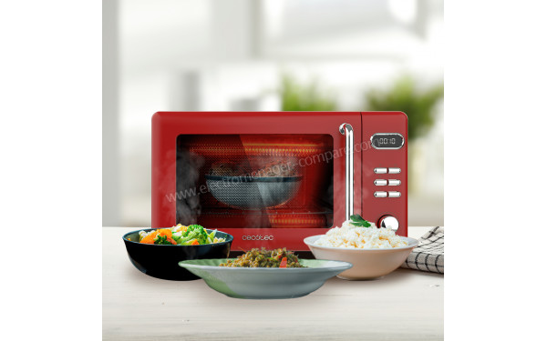 CECOTEC ProClean 5110 Retro Red - Mise en situation