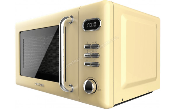 CECOTEC ProClean 5110 Retro Yellow - Vue 3/4 droite