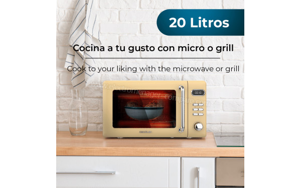 CECOTEC ProClean 5110 Retro Yellow - Dimensions