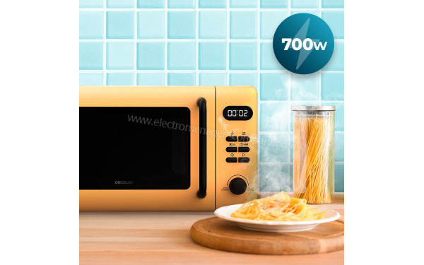 CECOTEC ProClean 5110 Yellow - Puissance de cuisson